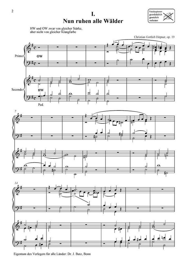 4 variierte Choräle op.19