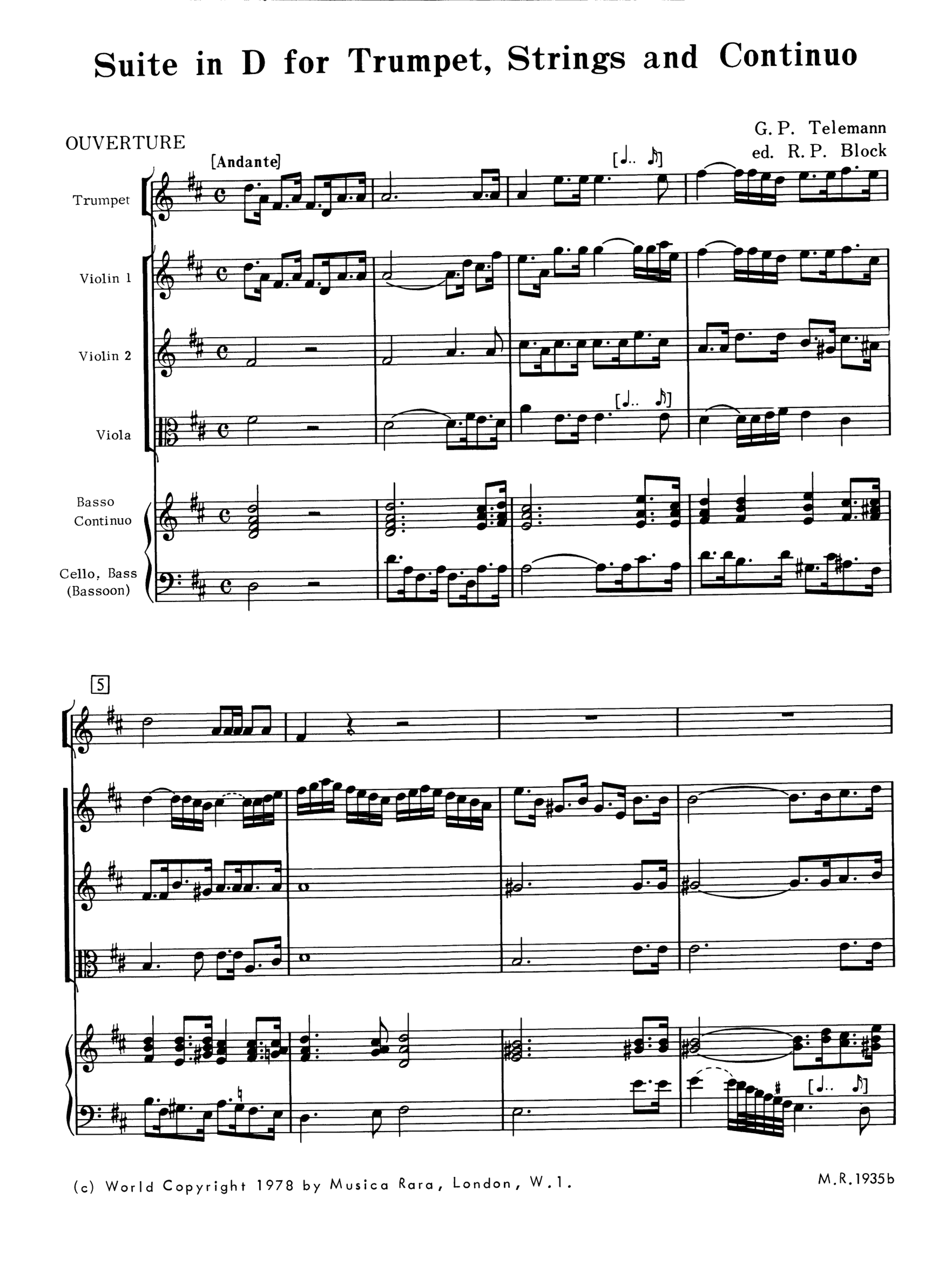 Suite d major