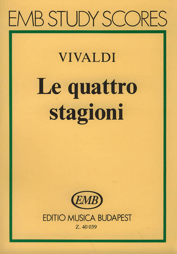 Le quattro stagioni Study score