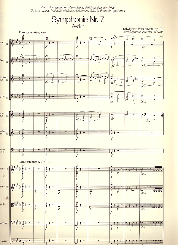 Sinfonie A-Dur Nr.7 op.92