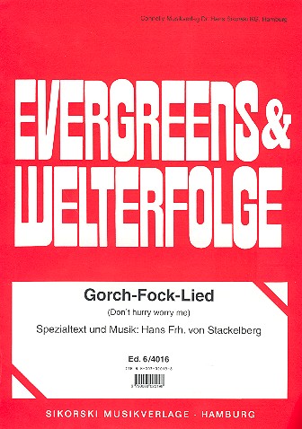 Gorch-Fock-Lied: Einzelausgabe
