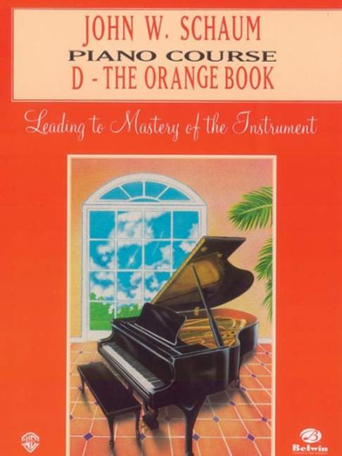 Piano Course Book D (orange)