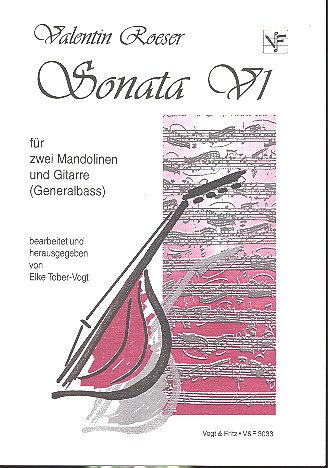 Sonate G-Dur Nr.6 für 2 Mandolinen