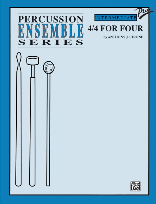 4/4 for four: for percussion ensemble