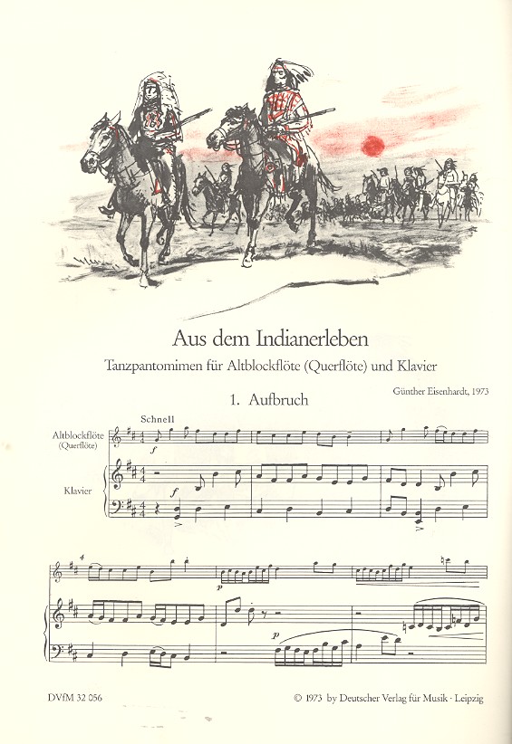 Aus dem Indianerleben Tanzpantomimen