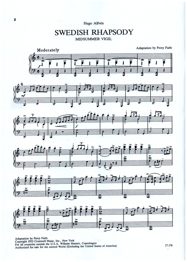 Swedish Rhapsody Einzelausgabe