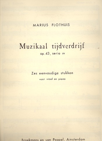 Muzikaal tijdverdrijf viool/piano