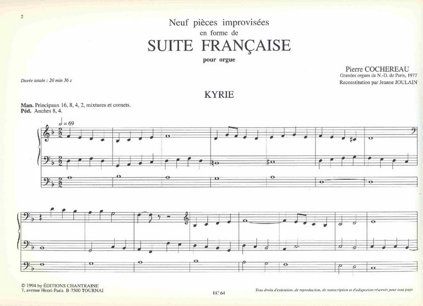 Improvisations 9 pièces