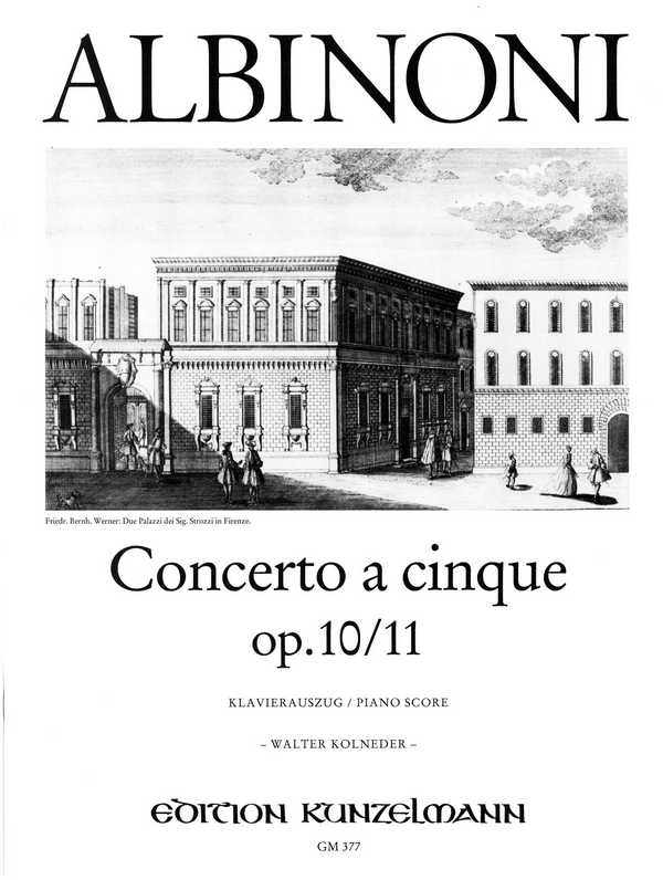 Concerto à cinque c-Moll op.10,11