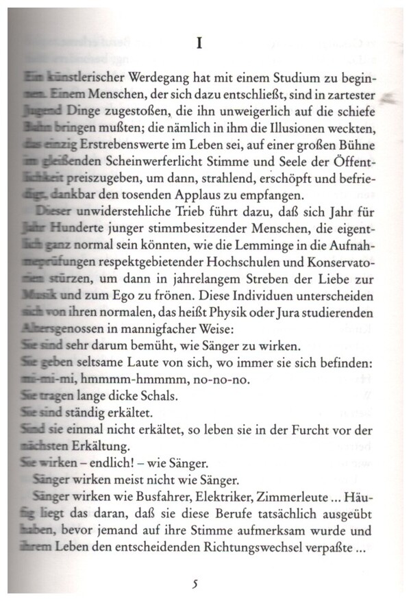 Hohes C und Zeigefinger