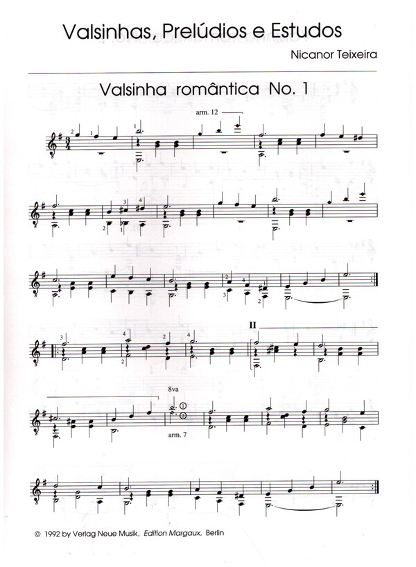 Valsinhas preludios e estudos