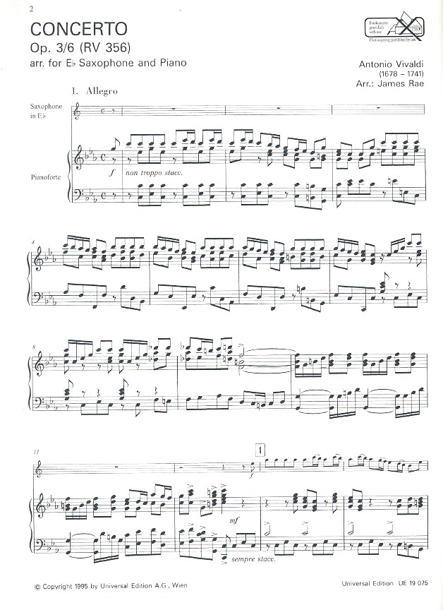 Concerto op.3,6 RV356