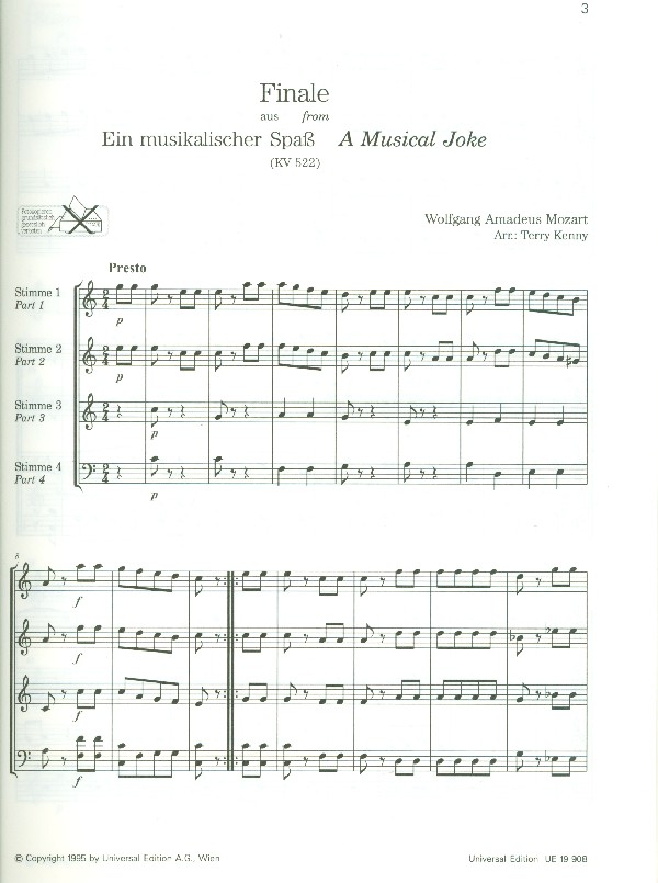 UE Bläser Ensemble 8