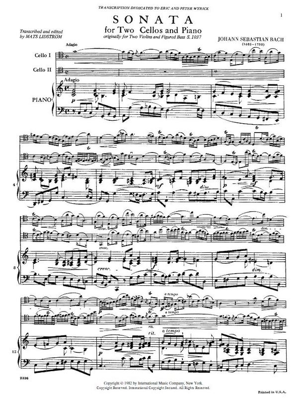 Sonata C major