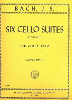 6 Cello Suites BWV1007-1012