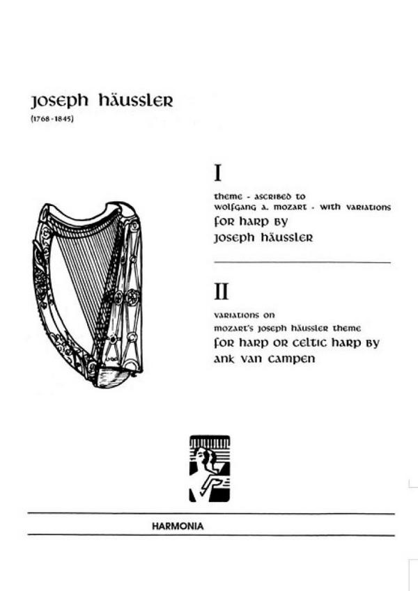 Theme with variations for harp