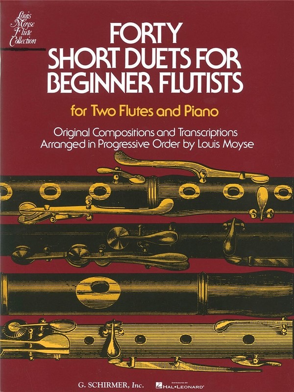 40 short Duets for beginner Flutists