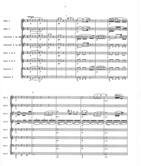 Sonata F major KV497 for 2 oboes,