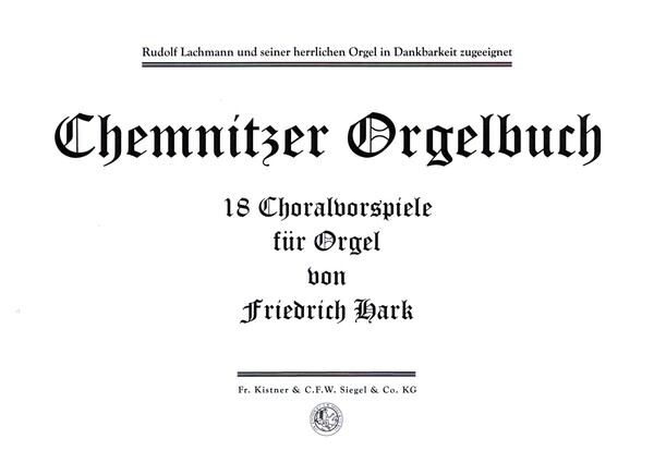 Chemnitzer Orgelbuch