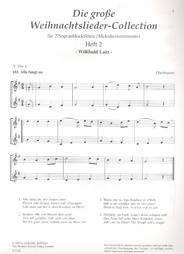 Die große Weihnachtslieder-Collection Band 2