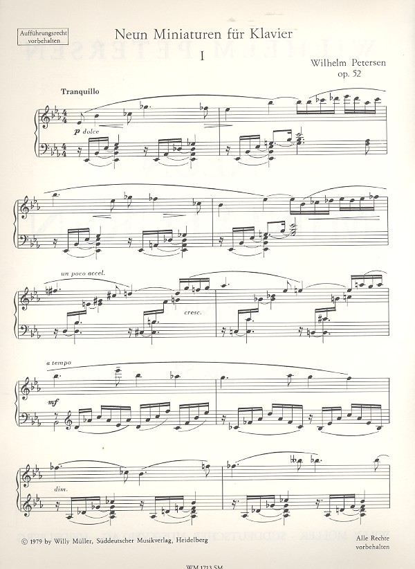 9 Miniaturen op.52