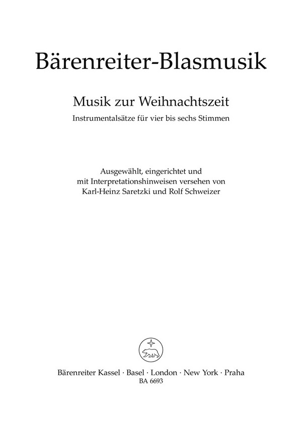 Musik zur Weihnachtszeit 
