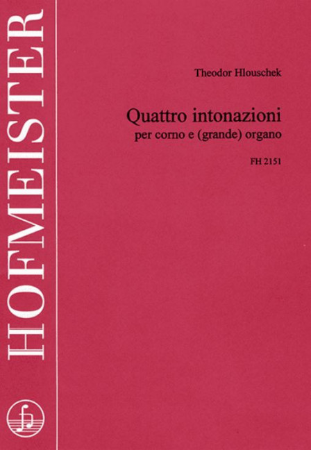 4 Intonazioni für Horn und Orgel