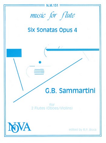 6 Sonatas op.4 for 2 flutes