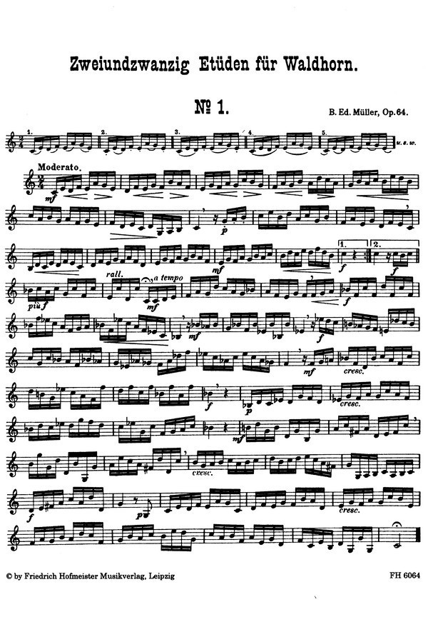 Etüden op.64 Band 1
