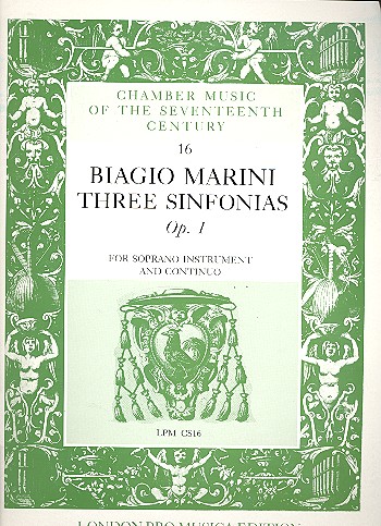 Three sinfonias op.1 