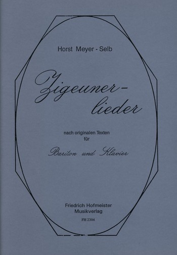 Zigeunerlieder für Bariton und Klavier