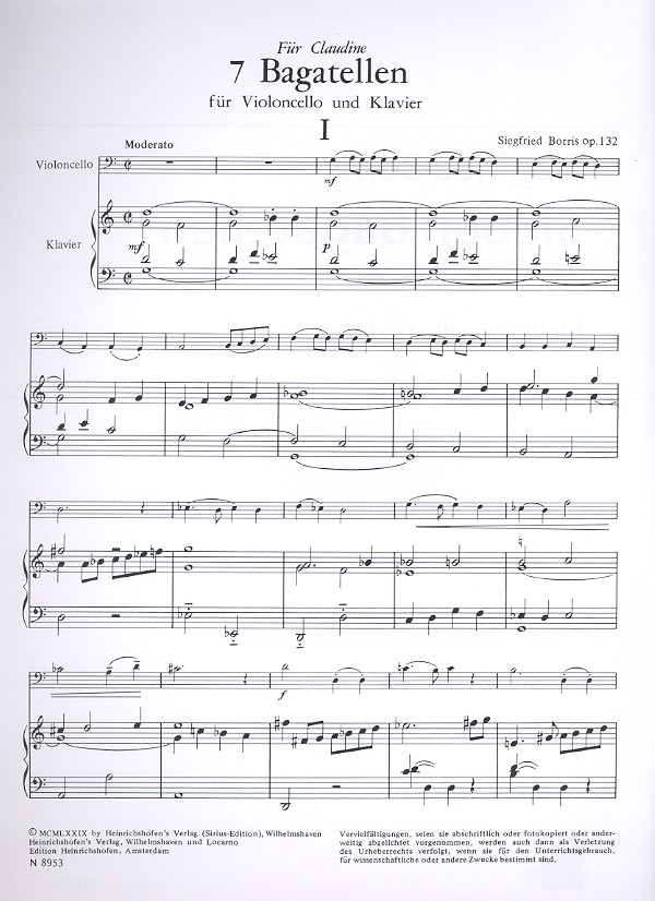 Sieben Bagatellen op.132