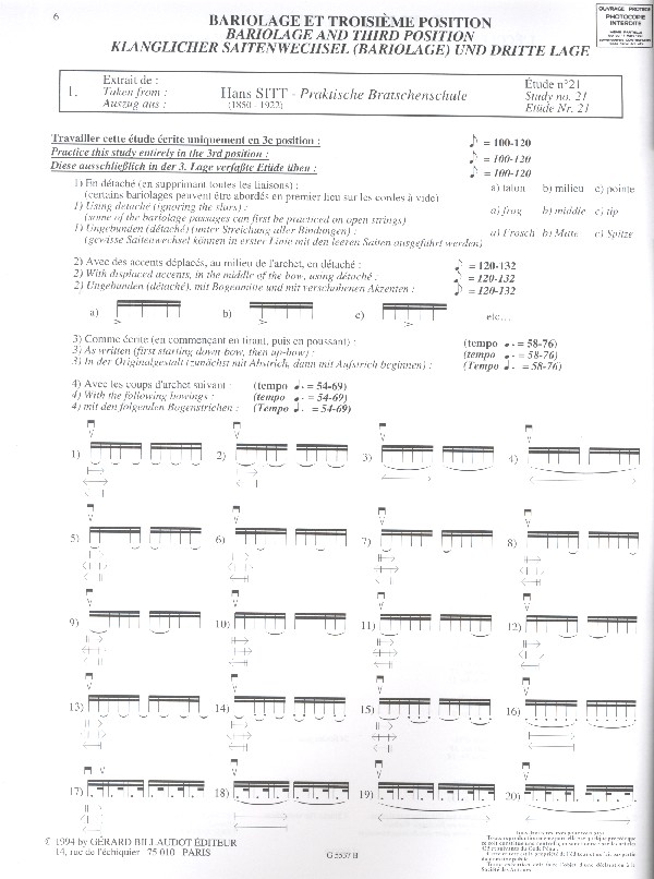 L'école de l'alto vol.3