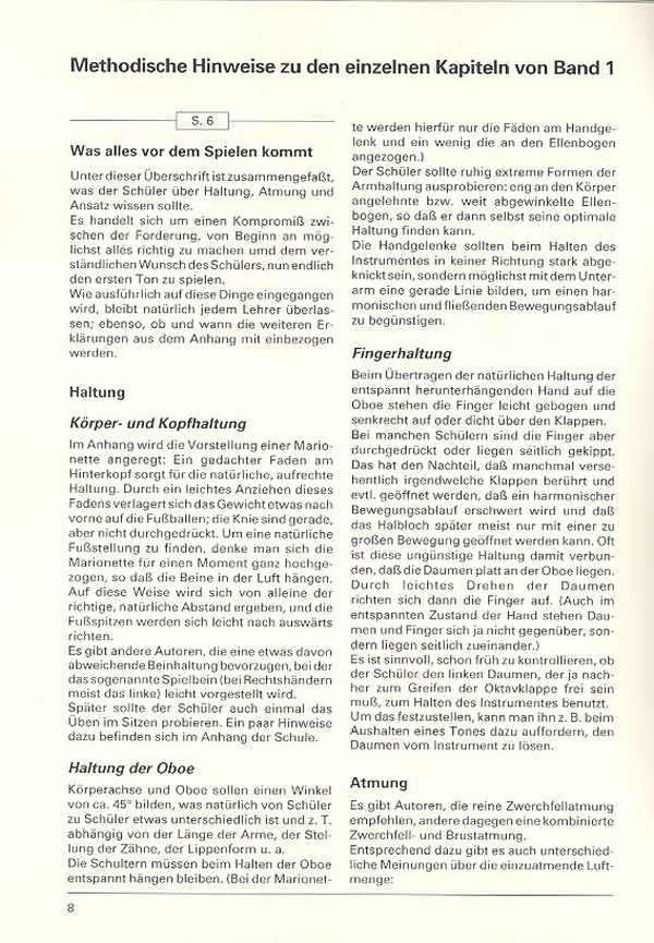 Oboenschule Band 1