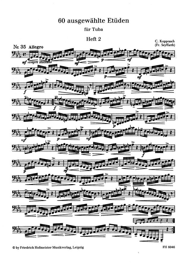 60 ausgewählte Etüden Band 2