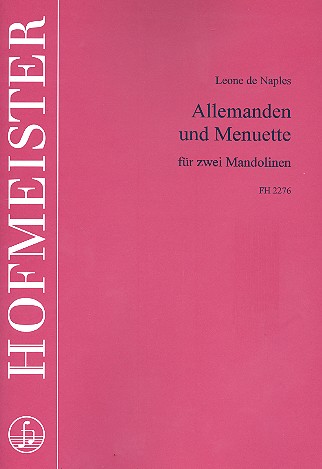 Allemanden und Menuette für 2 Mandolinen