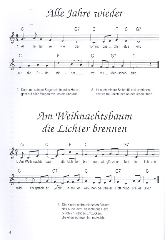 Stille Nacht für Melodieinstrumente