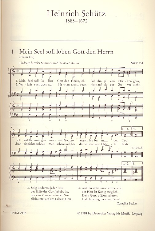 Schütz-Bach-Händel: Chorbuch 1985