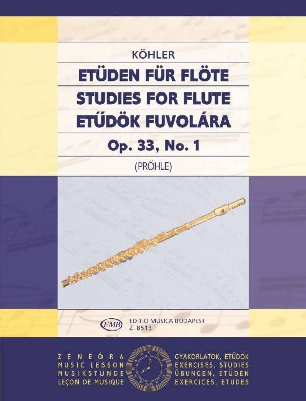 Etüden op.33 für Flöte