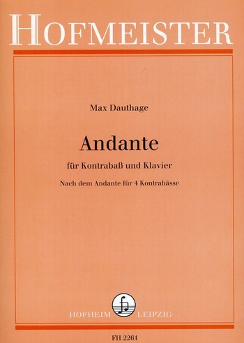 Andante für Kontrabass und Klavier