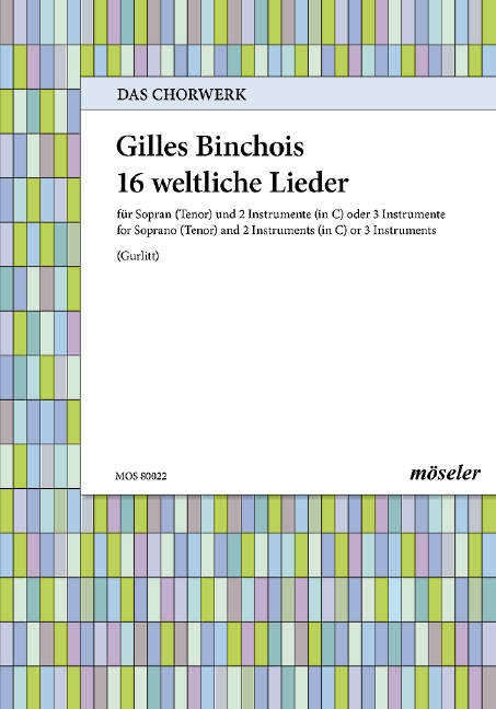 16 weltliche Lieder zu 3 Stimmen