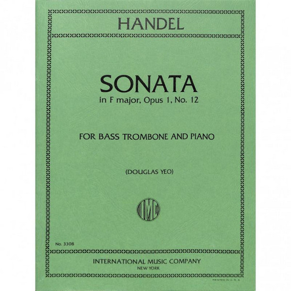 Sonata F major op.1,12