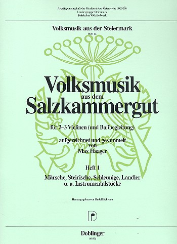 Volksmusik aus dem Salzkammergut Band 1