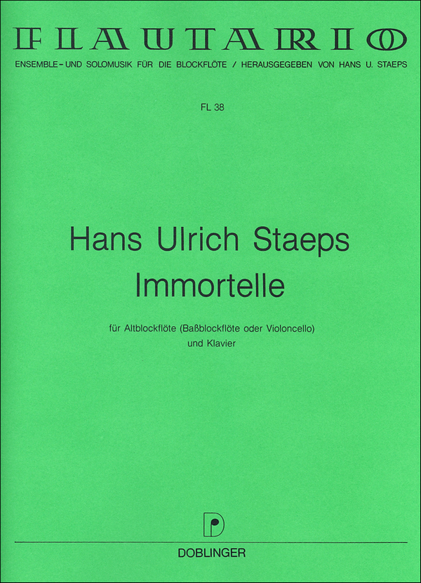 Immortelle für Altblockflöte