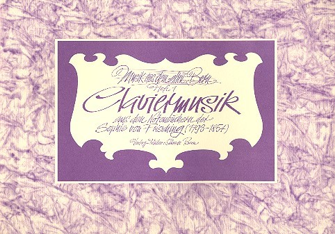 Musik aus dem alten Bern Heft 1