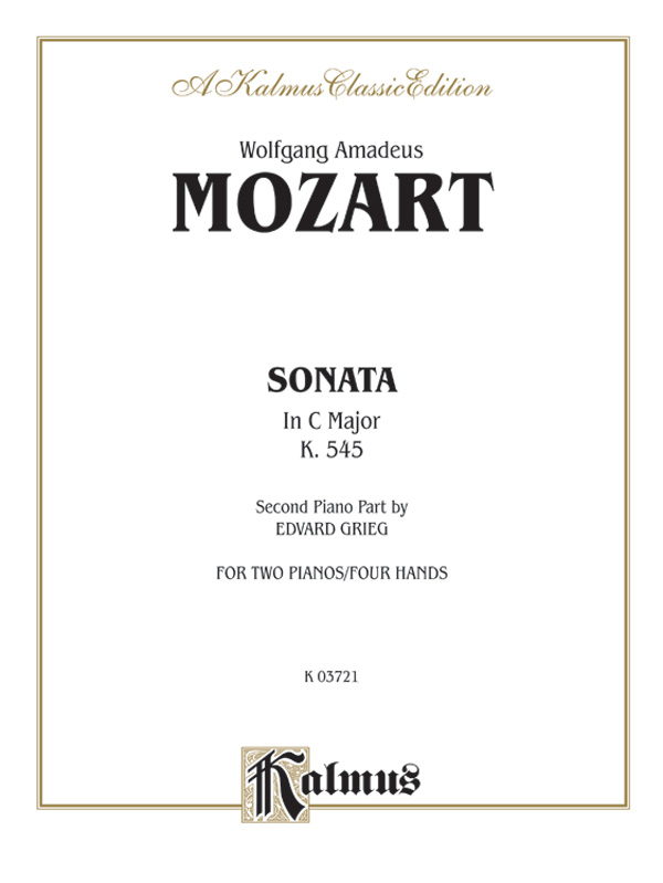 Sonata C major KV545