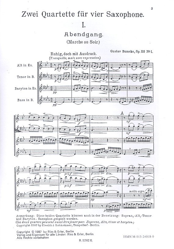 2 Quartette op.23
