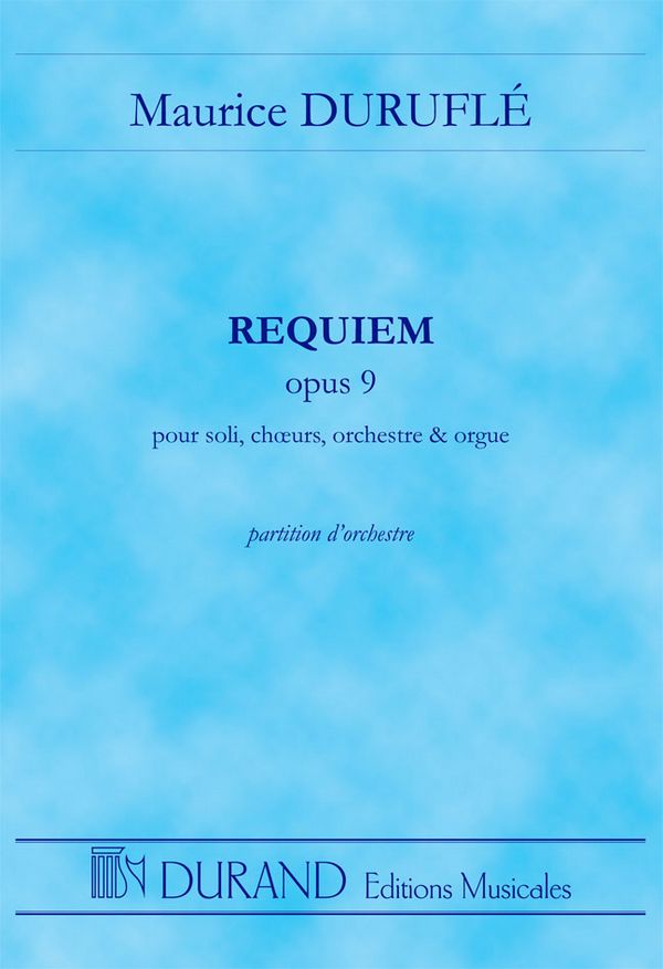 Requiem op.9 pour soli, choeurs,