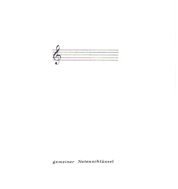 Der Notenschlüssel