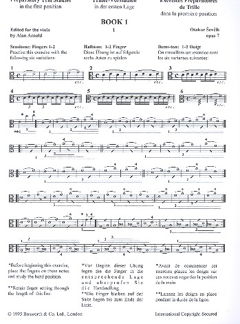 Preparatory Trill Studies in the